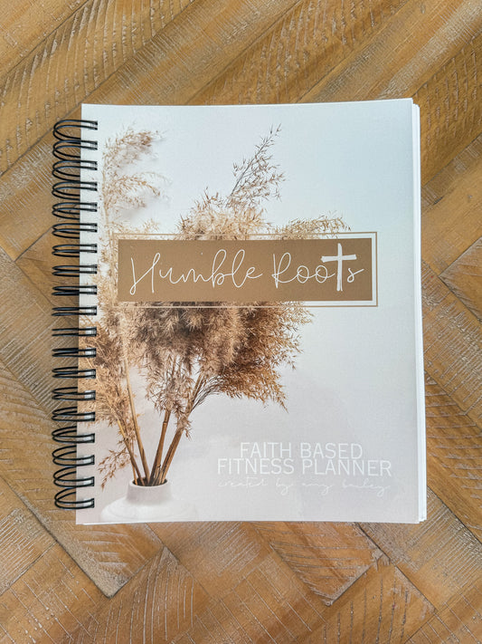 2024 Humble Roots - Faith Based Fitness Planner (Simply Living Print)