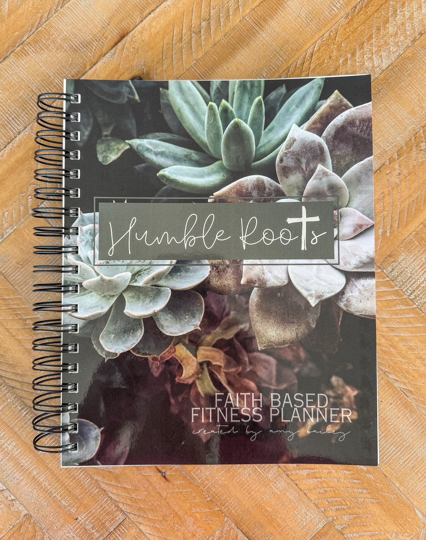 2024 Humble Roots - Faith Based Fitness Planner (Succulent Print)