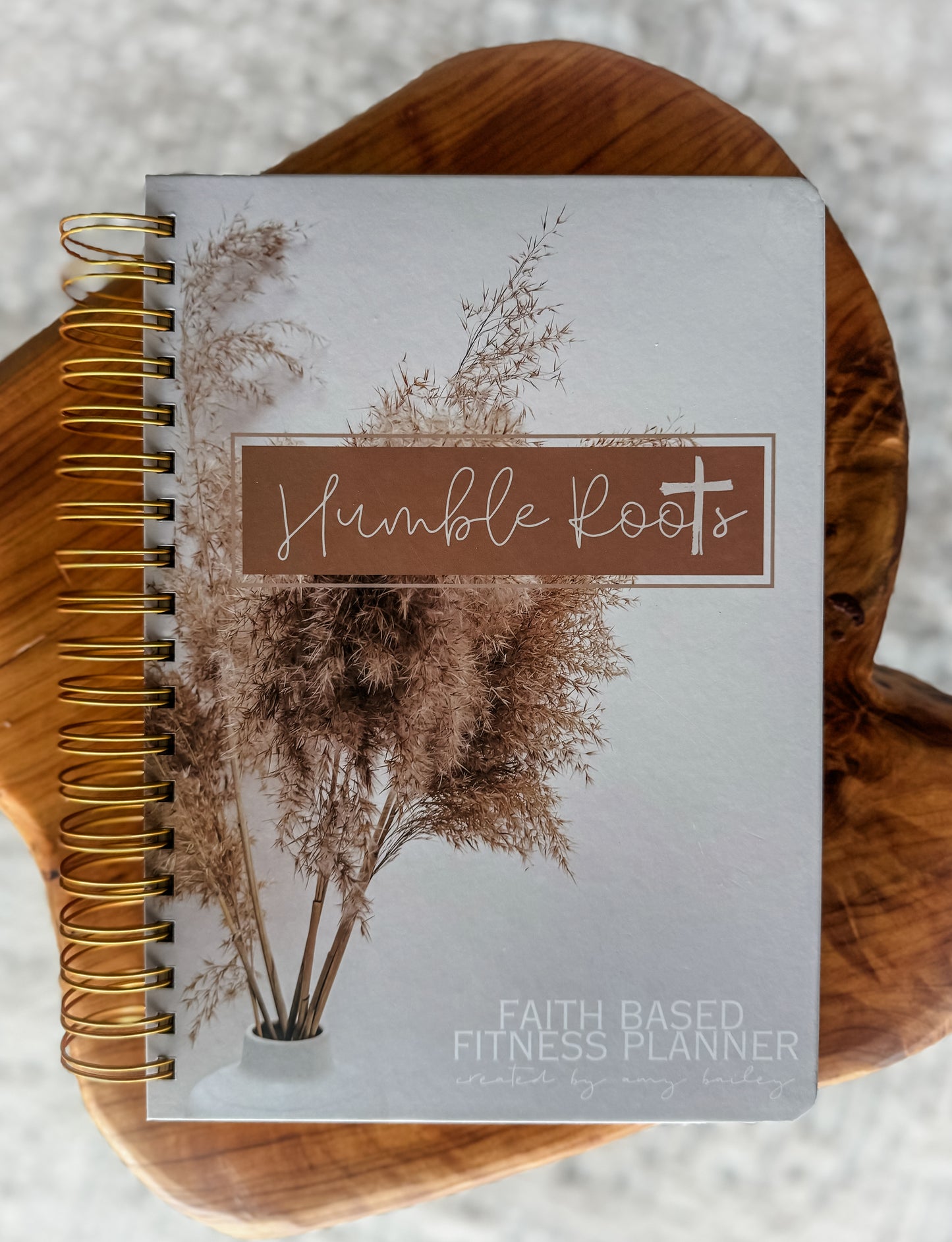 2024/2025 Humble Roots - Faith Based Fitness Planner (Simply Living Print)